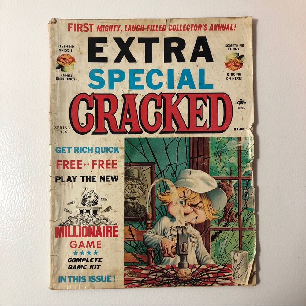 Extra Special Cracked Magazine First Collectors Annual 1976 Millionaire Game